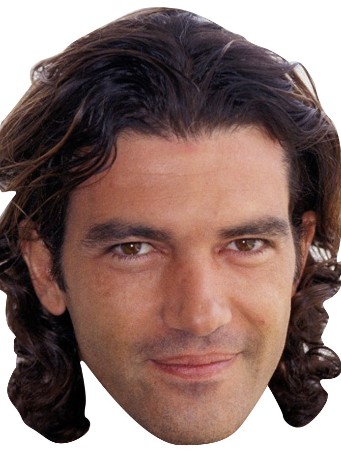 Antonio Banderas Celebrity Face Mask Fancy Dress Cardboard Costume Mask