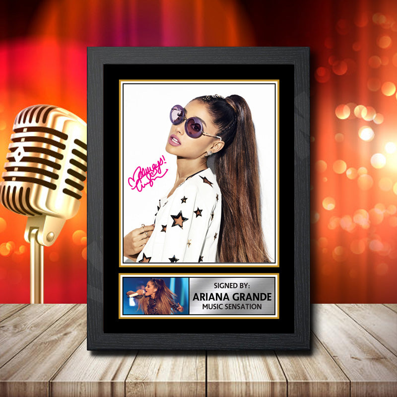 Ariana Grande – Printed Signature Music Star Print – Ariana Grande
