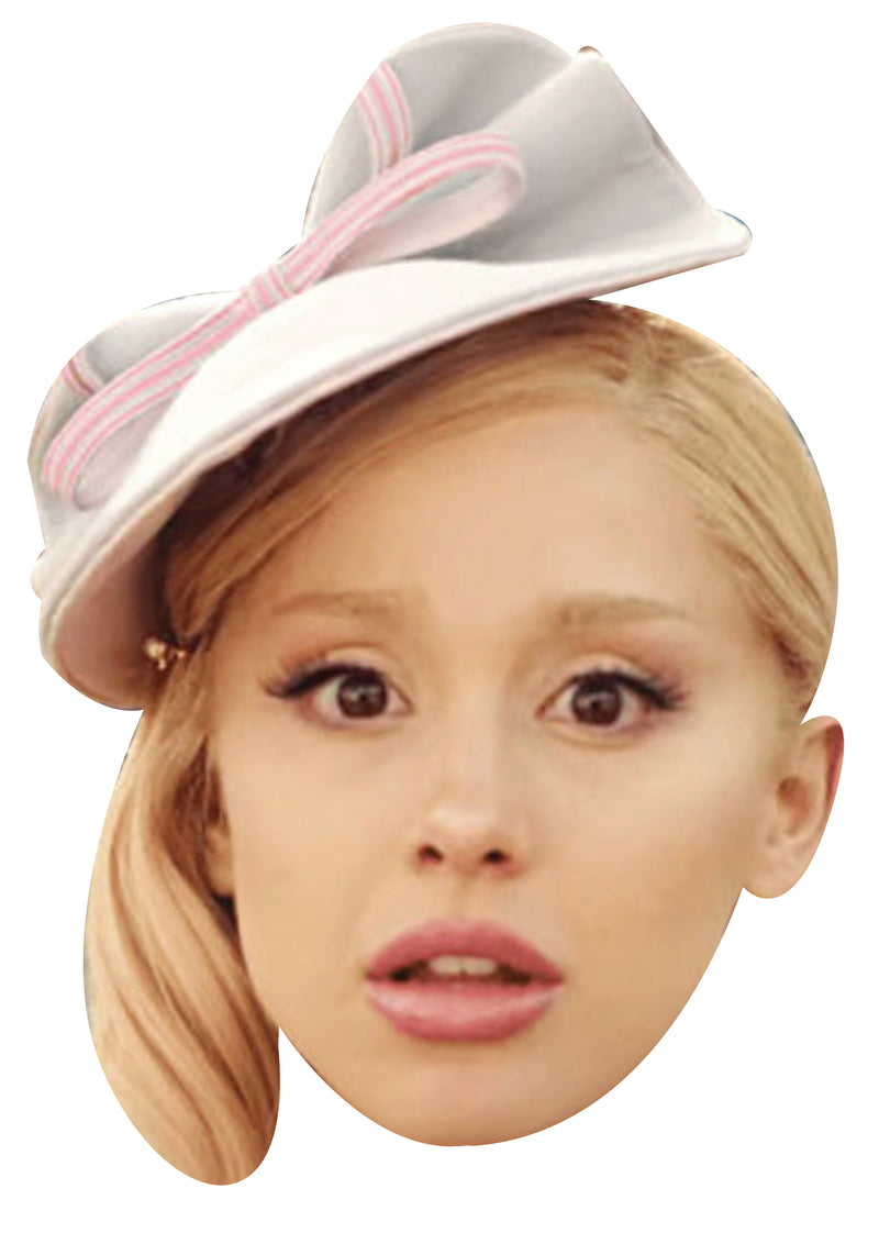 Ariana Grande - Glinda - Wicked Celebrity Face Mask Fancy Dress Cardboard Costume Mask