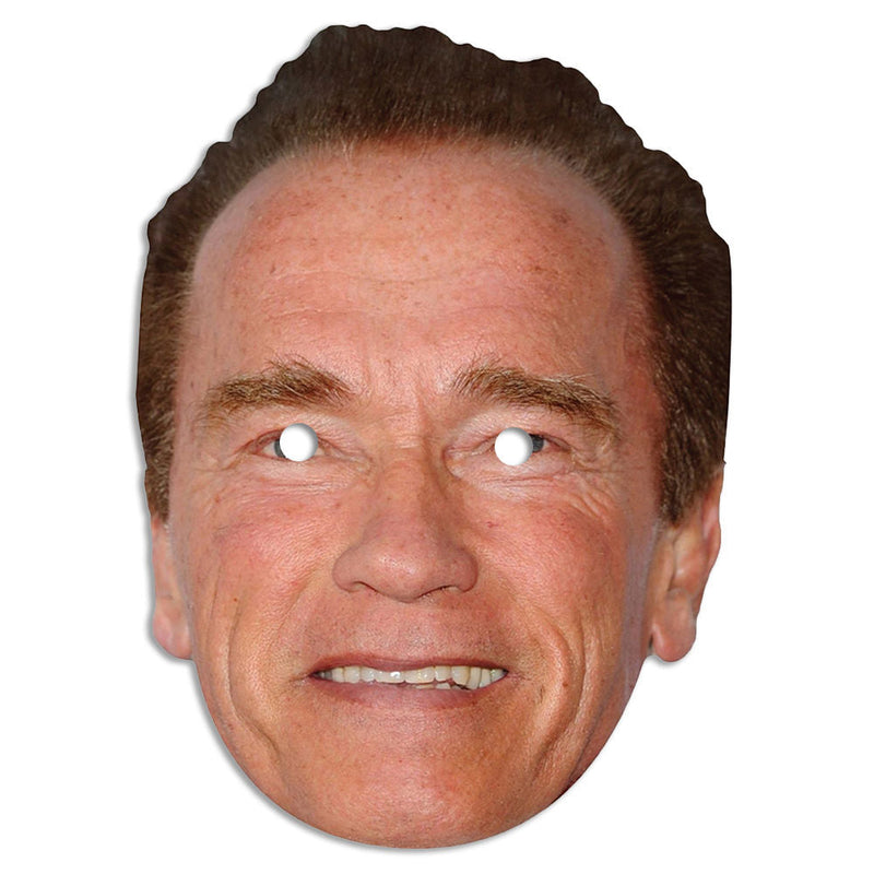 Arnold Schwarzenegger 2 - Terminator Celebrity Face Mask Fancy Dress Cardboard Costume Mask
