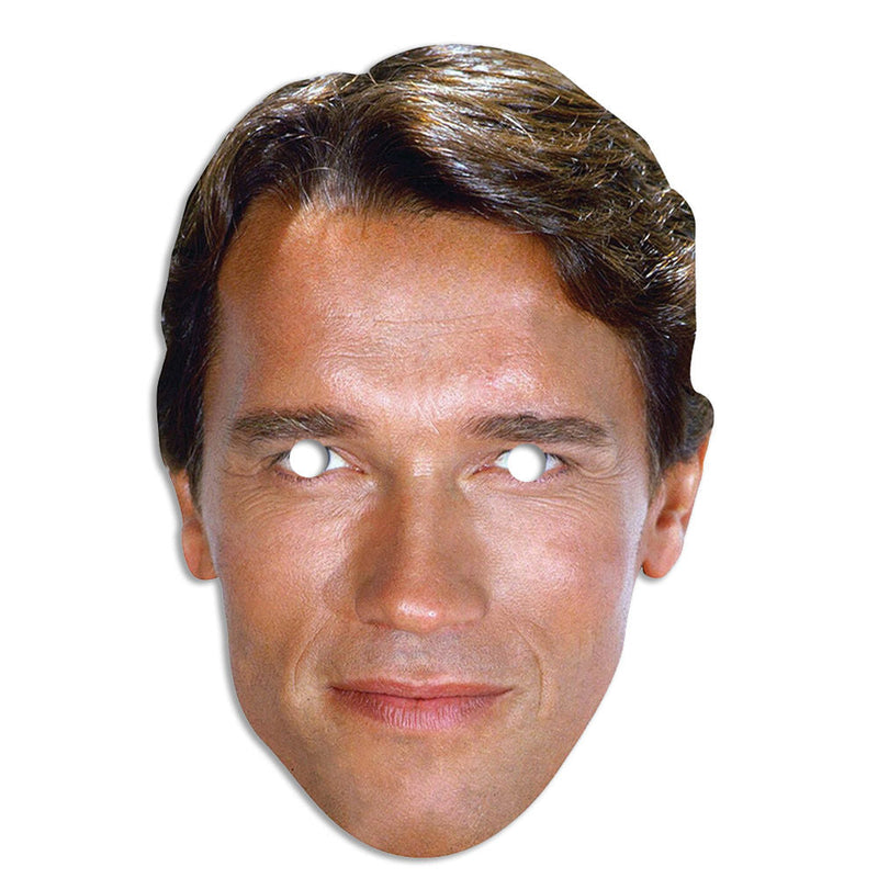 Arnold Schwarzenegger  - The Terminator Celebrity Face Mask Fancy Dress Cardboard Costume Mask