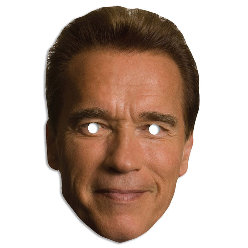 Arnold Schwarzenegger 3 - The Terminator  Celebrity Face Mask Fancy Dress Cardboard Costume Mask