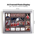 Arsenal Premier League Football Team Framed Autographed Print - Limited Edition Autograph Fan Gift – Collectible Memorabilia Merchandise