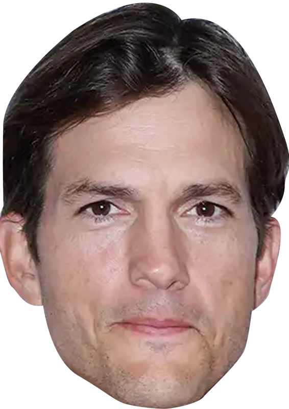 Ashton Kutcher Face Mask