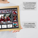 Aston Villa Premier League Football Team Framed Autographed Print - Limited Edition Autograph Fan Gift – Collectible Memorabilia Merchandise