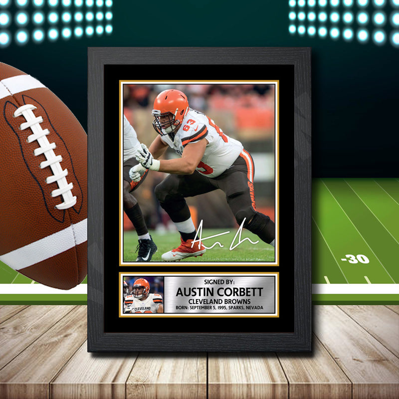 Austin Corbett – Printed Signature NFL Star Print – Austin Corbett