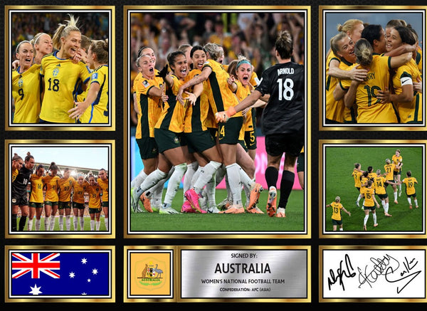 Australia Ladies Football Teams Framed Printed Signature Print – Fan Gift – Wall Art