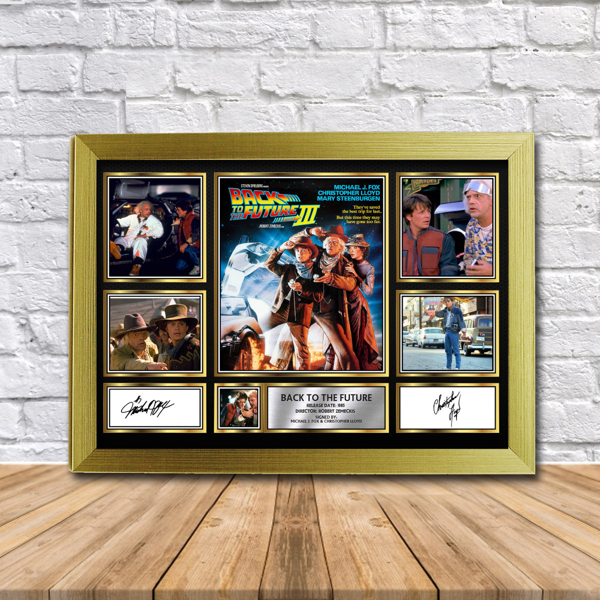 Back To The Future Movie Gift Framed Printed Signature Star Poster Print Wall Art Gift – Back To The Future Movie Gift Framed Printed Signature Star Poster Print Wall