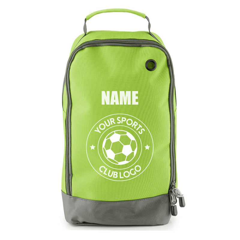 Football Boot Bags for Kids – Durable Personalized Sports Bag with Custom Logo and Horizontal Name