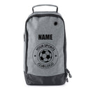 Football Boot Bags for Kids – Durable Personalized Sports Bag with Custom Logo and Horizontal Name