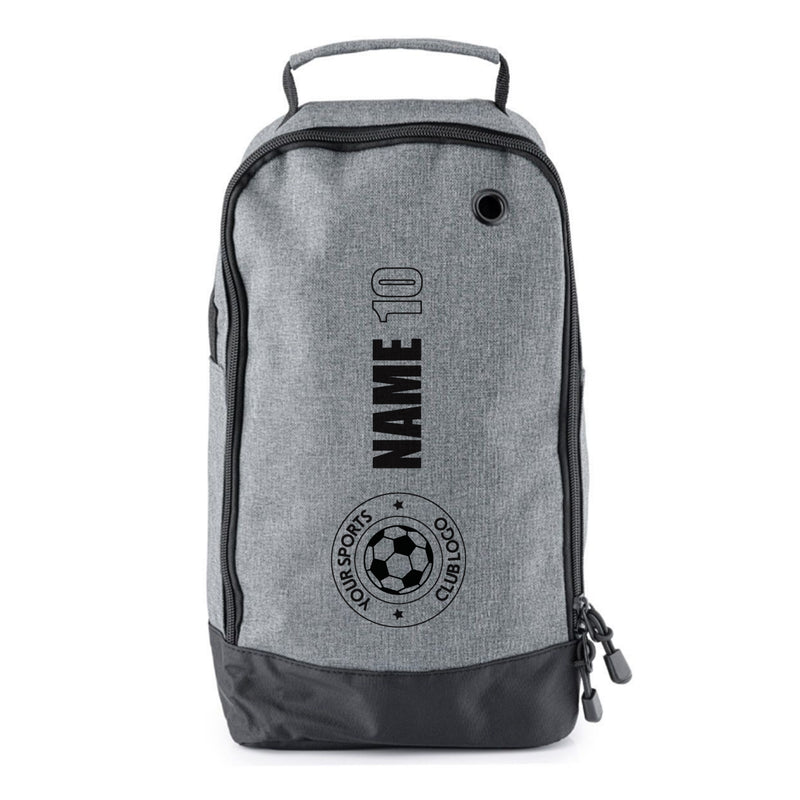 Football Boot Bags for Kids – Durable Personalized Sports Bag with Vertical Name, Custom Logo & Number