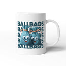 Rude Swear Word Printed Mug Design - B*LLBAGS (3 Colours)