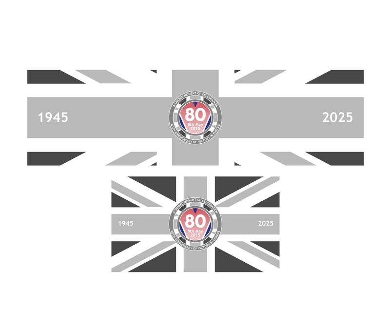 VE Day 80th Anniversary Bar Mat Runner Design 3 - Special Edition