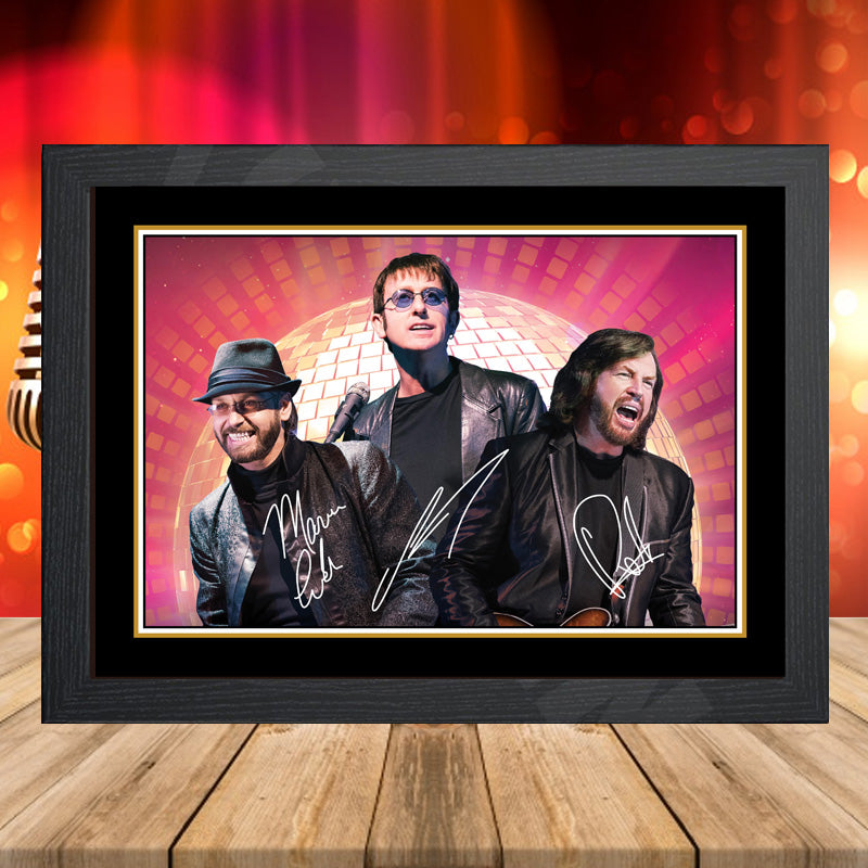 Bee Gees – Printed Signature Music-Landscape Star Print – Bee Gees