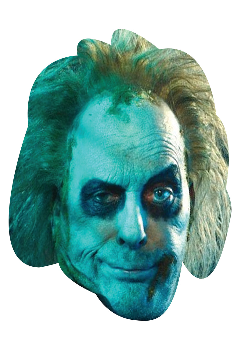 BEETLEJUICE 2024 - MICHAEL KEATON Celebrity Face Mask Fancy Dress Cardboard Costume Mask