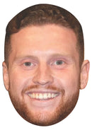 Behzinga Sidemen Face Mask – Celebrity YouTuber Mask for Stag Do, Hen Night, Fancy Dress & Costume Parties – Funny Adult Card Mask