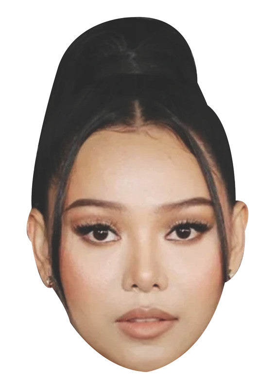 Bella Poarch Face Mask – Celebrity TikTok Mask for Stag Do, Hen Night, Fancy Dress & Costume Parties – Funny Adult Card Mask