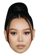 Bella Poarch Face Mask – Realistic Cardboard Celebrity Mask for Stag Do, Hen Do, Fancy Dress & Costume Parties – Fun Party Disguise