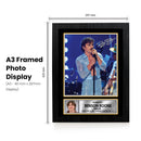 Benson Boone Portrait Printed Signed Poster Print – Singer Concert Performance Wall Art – Autograph Style Music Memorabilia – Collectible for Fans & Memorabilia Enthusiasts