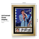 Benson Boone Portrait Printed Signed Poster Print – Singer Concert Performance Wall Art – Autograph Style Music Memorabilia – Collectible for Fans & Memorabilia Enthusiasts