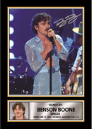 Benson Boone Portrait Printed Signed Poster Print – Singer Concert Performance Wall Art – Autograph Style Music Memorabilia – Collectible for Fans & Memorabilia Enthusiasts