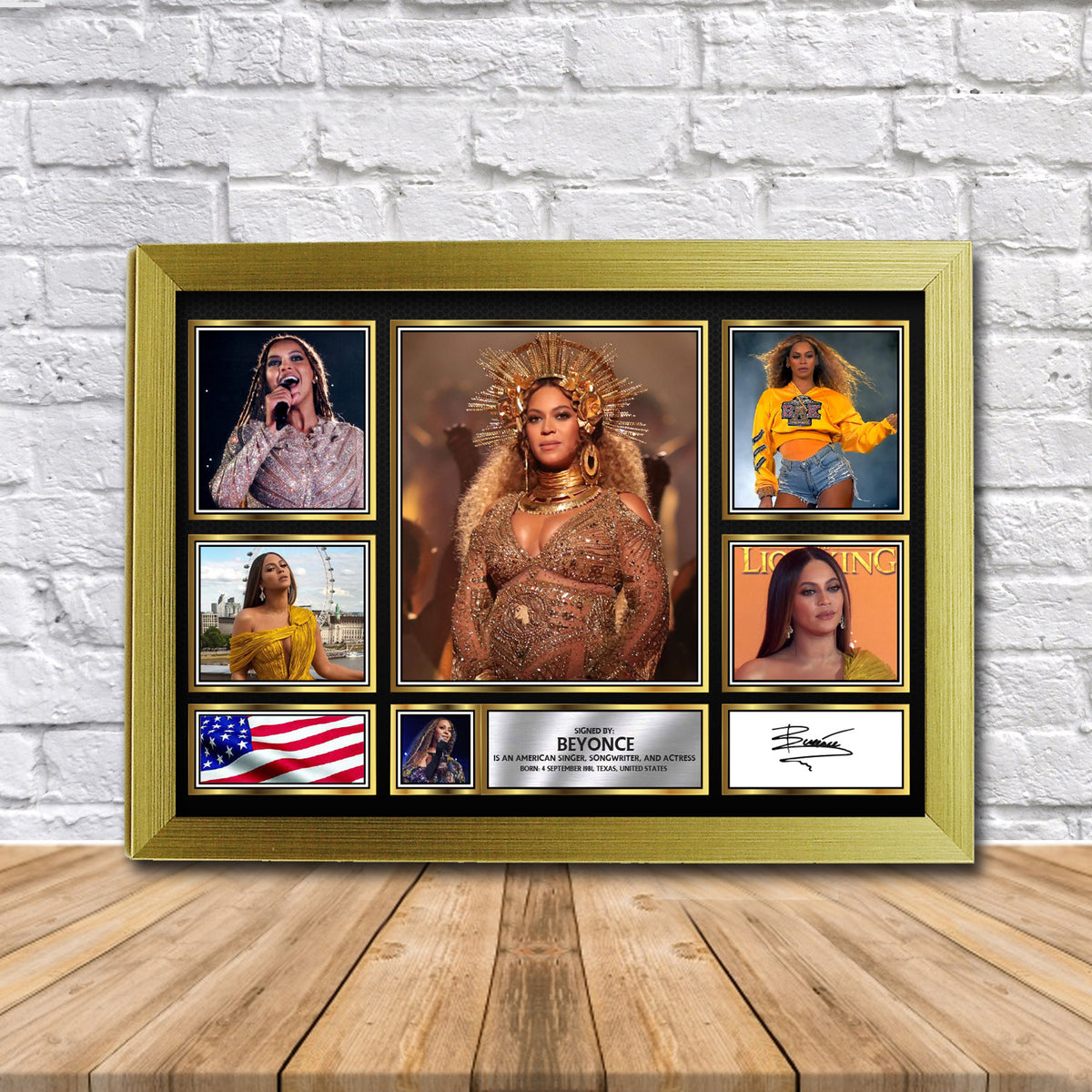 Beyonce (2) Music Gift Framed Printed Signature Star Poster Print Wall Art Gift – Beyonce Music Gift Framed Printed Signature Star Poster Print Wall Art Gift