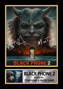 Black Phone 2 Printed Autograph Poster – Ethan Hawke Horror Movie Wall Art – The Grabber Horror Film Poster – Horror Movie Fan Gift
