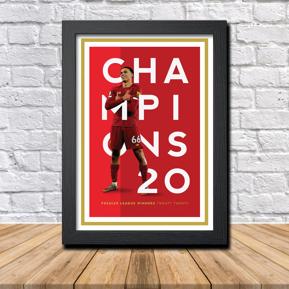 Champions of England Liverpool Trent Alexander-Arnold Poster Print 2020