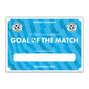 Personalised Football Club Certificates - Goal Of The Match Custom Design (9 Colours)
