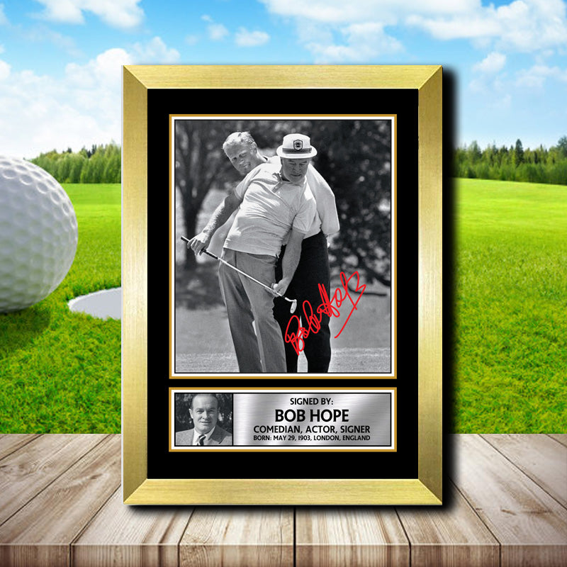 Bob Hope 2 Printed Signature Golfer Star Poster Print Framed Wall Art Gift – Bob Hope 2 Printed Signature Golfer Star Poster Print