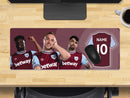Personalised West Ham Extra Large Mouse Mat (800mm x 300mm) - Bowen, Paqueta, Kudus