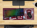 Personalised West Ham Extra Large Mouse Mat (800mm x 300mm) - Bowen, Paqueta, Kudus