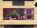 Personalised West Ham Extra Large Mouse Mat (800mm x 300mm) - Bowen, Paqueta, Kudus