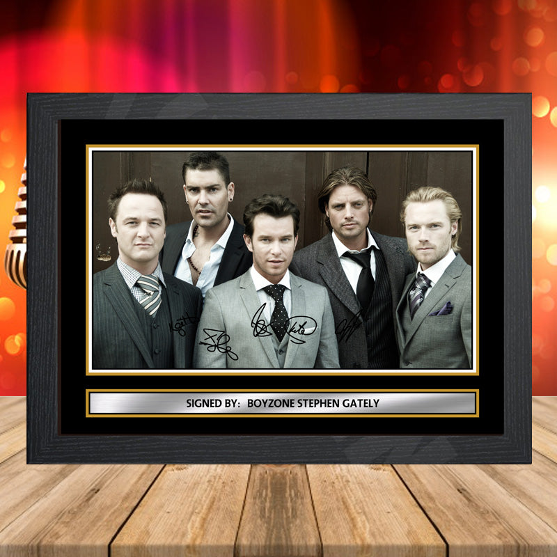 Boyzone Stephen Gately 1 – Printed Signature Music-Landscape Star Print – Boyzone Stephen Gately 1