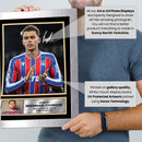 Brennan Johnson Crystal Palace Printed Autograph Poster – Wales Football Star Wall Art – Soccer Memorabilia Gift for Fans