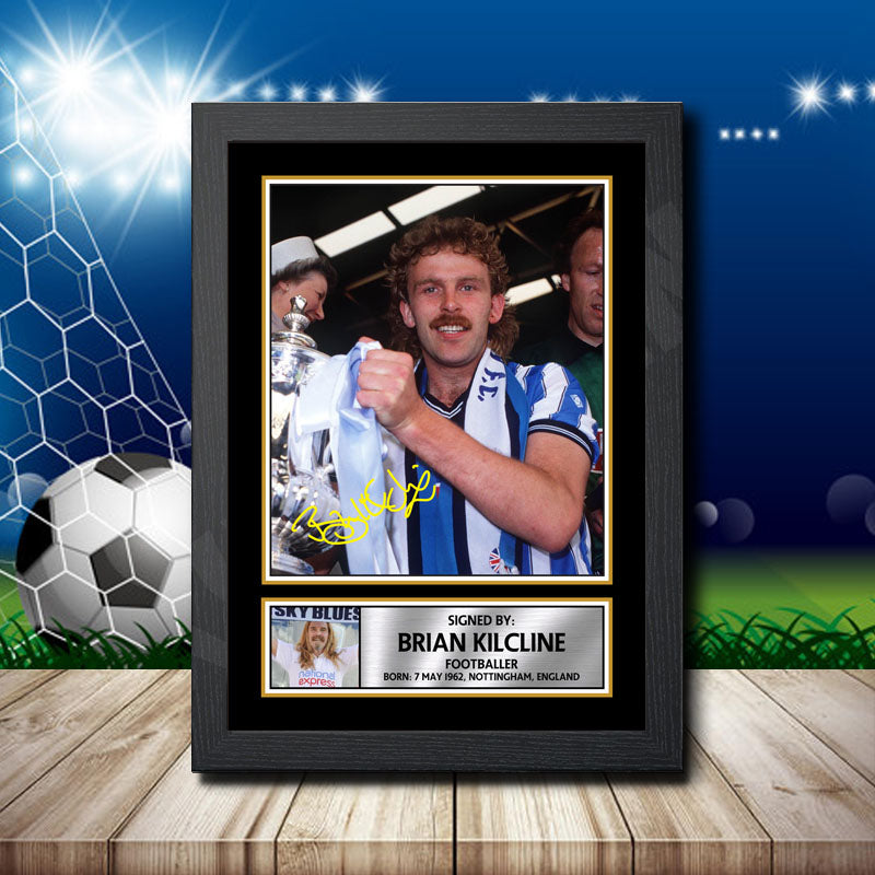 Brian Kilcline Printed Signature Footballers Star Poster Print Framed Wall Art Gift – Brian Kilcline Printed Signature Footballers Star Poster Print