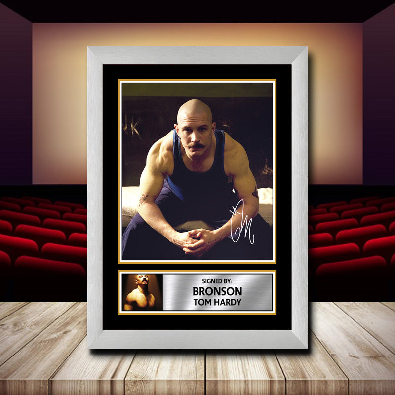 Bronson Tom Hardy Printed Signature Movie Star Poster Print Framed Wall Art Gift – Bronson Tom Hardy Printed Signature Movie Star Poster Print