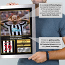 Bruno Guimarães Signed Poster Print – Newcastle United Football Wall Art – Printed Autograph Soccer Memorabilia – Premier League Fan Gift & Sports Bedroom Decor