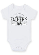 Happy Father's Day Baby Grow – Best Dad Baby Bodysuit – Cute Father's Day Baby Vest Gift from Baby Boy or Girl – Father's Day Keepsake Outfit for Dad