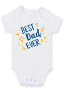 Best Dad Ever Baby Grow – Cute Father's Day Baby Bodysuit – Adorable Gift for Dad from Baby Boy or Girl – Father's Day Baby Vest Keepsake Outfit