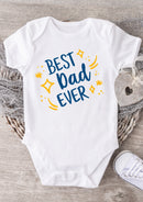 Best Dad Ever Baby Grow – Cute Father's Day Baby Bodysuit – Adorable Gift for Dad from Baby Boy or Girl – Father's Day Baby Vest Keepsake Outfit