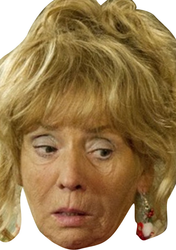 Barbara Royle Face Mask – Fancy Dress Cardboard Costume Mask