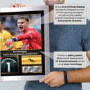 Bart Verbruggen Printed Signed Poster – Brighton & Hove Albion FC & Netherlands Goalkeeper Tribute Wall Art with Jersey – Premier League Football Memorabilia for Fans & Collectors