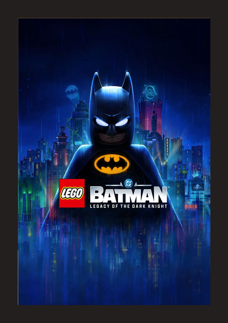 LEGO Batman Legacy of the Dark Knight Poster Print – DC Comics Superhero Wall Art for Kids Room, Bedroom, Playroom & Game Room Decor – Gift for Batman & LEGO Fans
