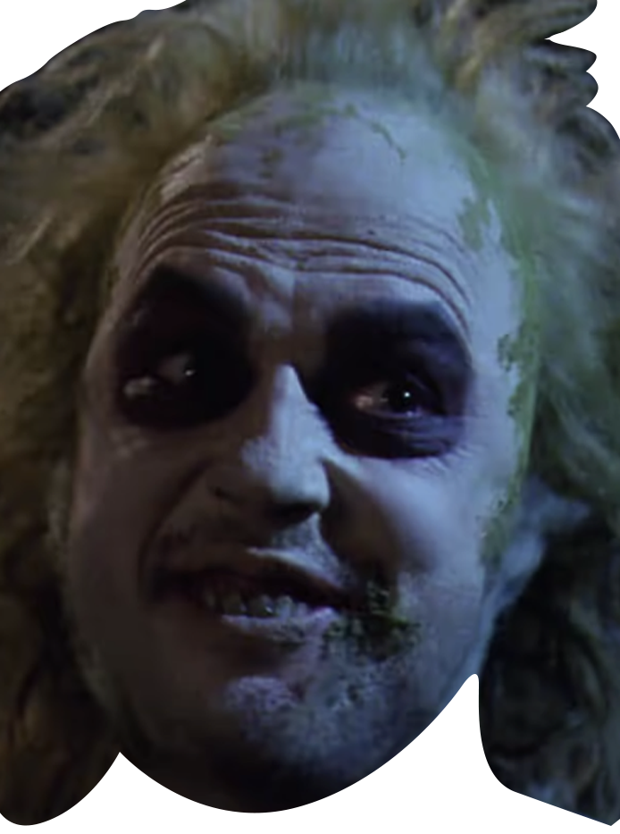 Beetlejuice - Michael Keaton Face Mask