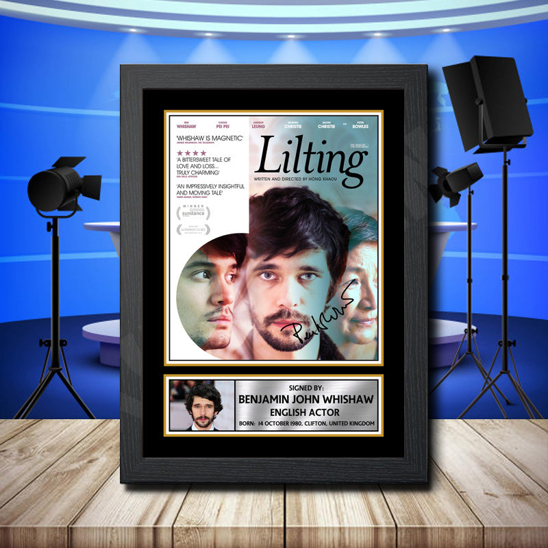 Ben Whishaw 3 Printed Signature Television Star Poster Print Framed Wall Art Gift – Ben Whishaw 3 Printed Signature Television Star Poster Print