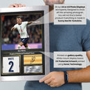 Ben White England Signed Poster Print – England National Football Team Wall Art – Ben White Signature Style Football Poster – Soccer Fan Gift Decor