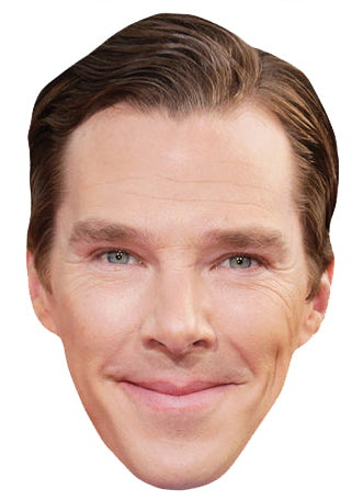Benedict Cumberbatch - Sherlock Holmes 2 Celebrity Face Mask Fancy Dress Cardboard Costume Mask
