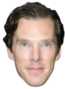 Benedict Cumberbatch - Sherlock Holmes Celebrity Face Mask Fancy Dress Cardboard Costume Mask