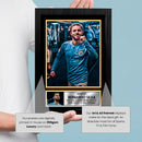 Bernardo Silva Signed Autographed Portrait Poster Print – Portugal & Manchester City F.C. Football Star Wall Art – Soccer Memorabilia Gift for Fans & Collectors